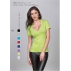 T-shirt col V 100% cotton